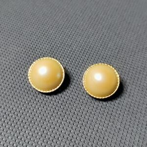 Nina Ricci Faux Pearl Clip On Earrings